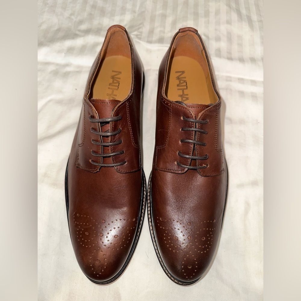 BRAND NEW Natha 1995 Men's Oxford Shoes Brown Made in Portugal